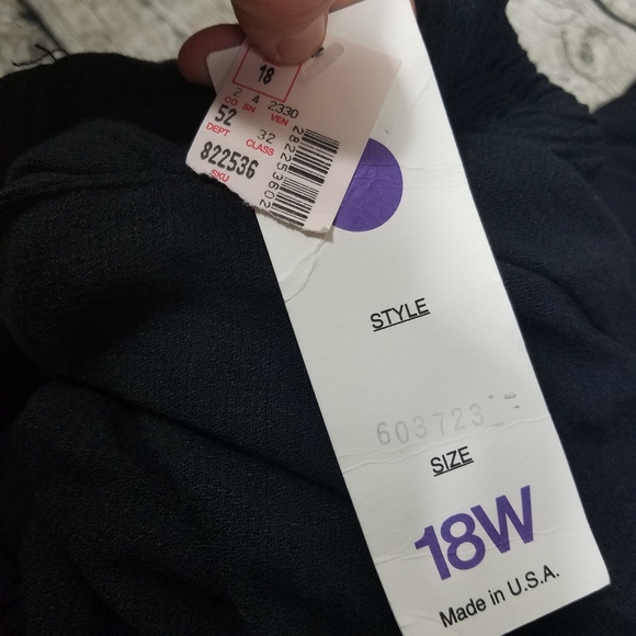 Ellen Figg Elastic Black Pants Size 18W.

Waist ap - Picture 8 of 8